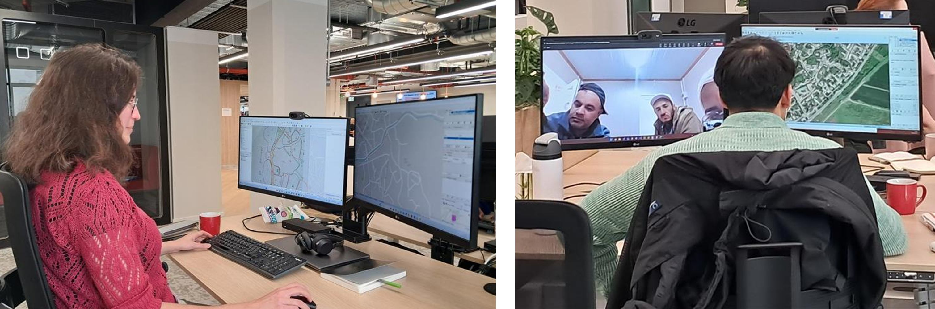 Fig 5 Maria and Nash Naufal digitising the field papers from Kulob, Tajikistan. Fig 5 Maria and Nash Naufal digitising the field papers from Kulob, Tajikistan.